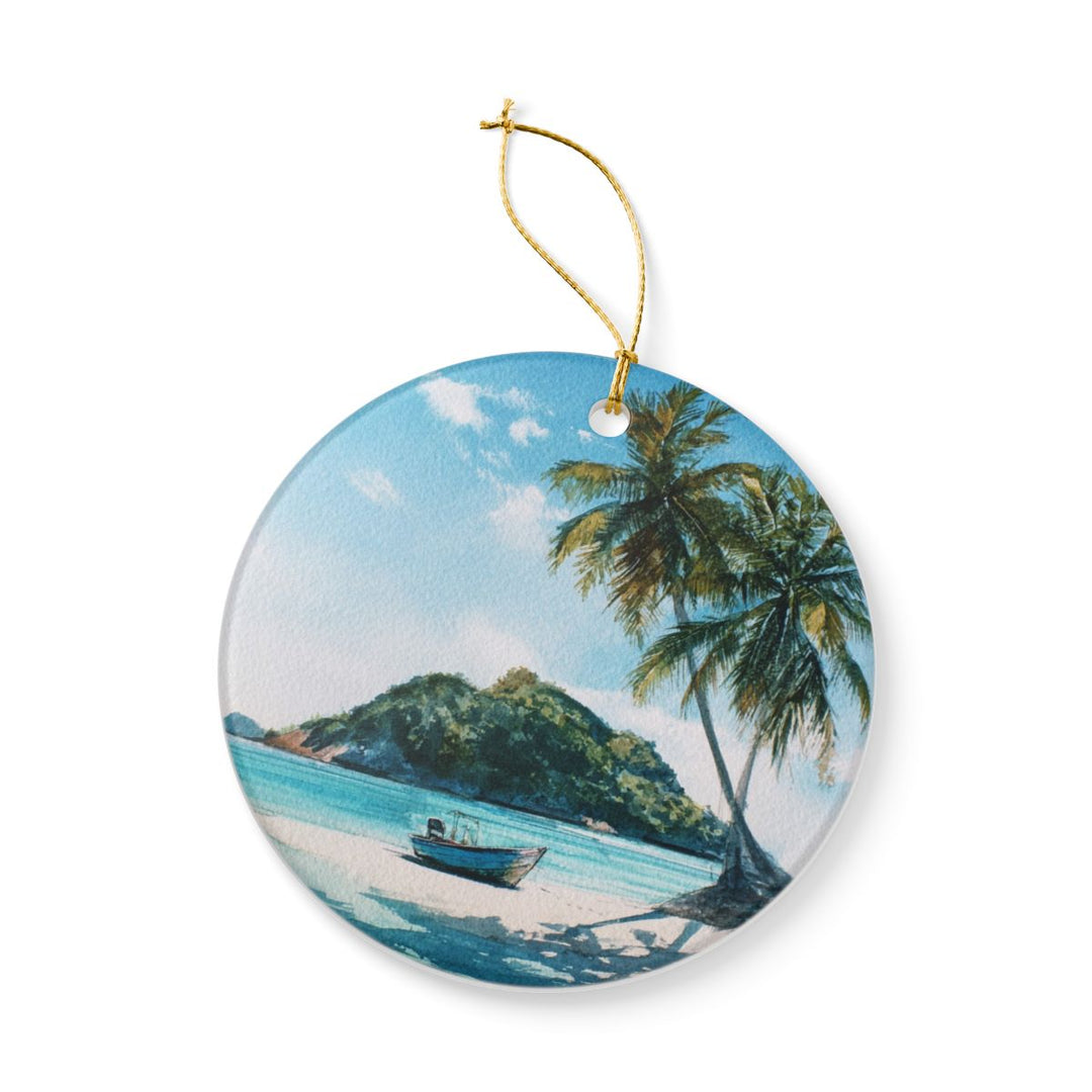 Providencia Island Colombia Ornament: Unique Providencia Island Souvenir, Providencia Island Xmas Decor, and Authentic Providencia Island Gift