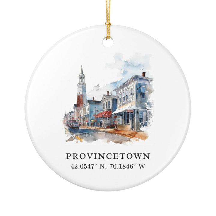 Provincetown USA Ornament: Unique Provincetown Souvenir, Provincetown USA Xmas Decor, and Authentic Provincetown Gift