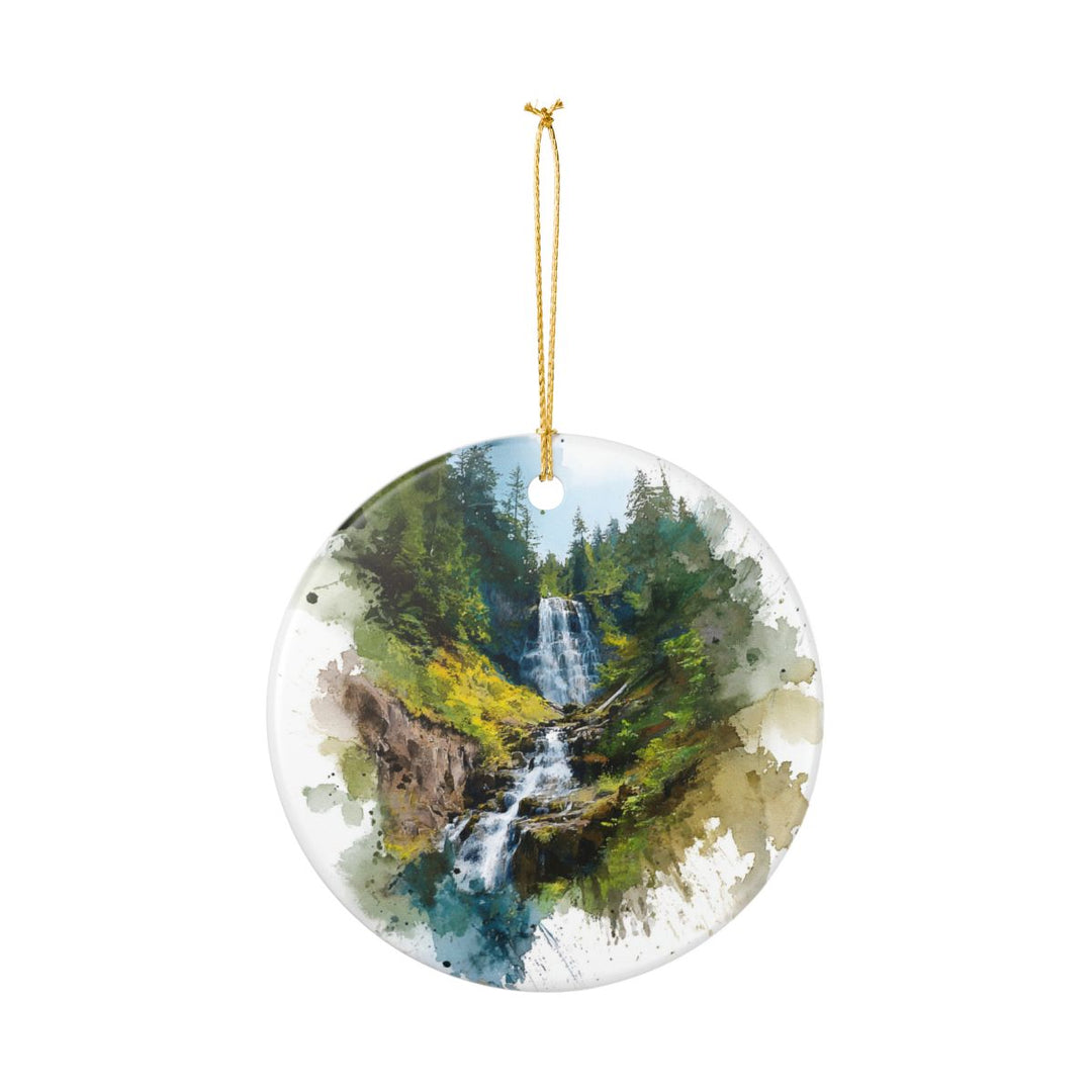 Proxy Falls Oregon USA Ornament: Unique Proxy Falls Souvenir, Proxy Falls Oregon Xmas Decor, and Authentic Proxy Falls Gift