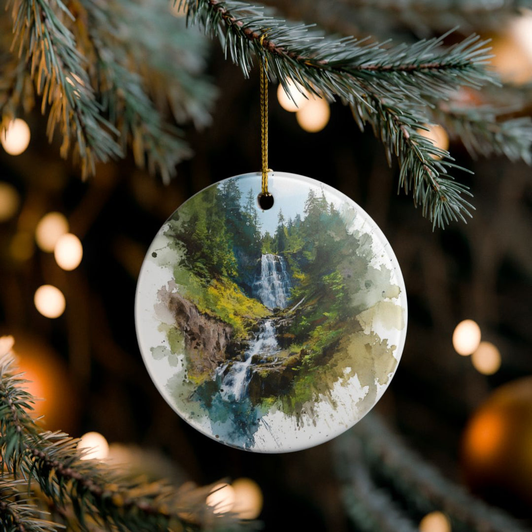 Proxy Falls Oregon USA Ornament: Unique Proxy Falls Souvenir, Proxy Falls Oregon Xmas Decor, and Authentic Proxy Falls Gift