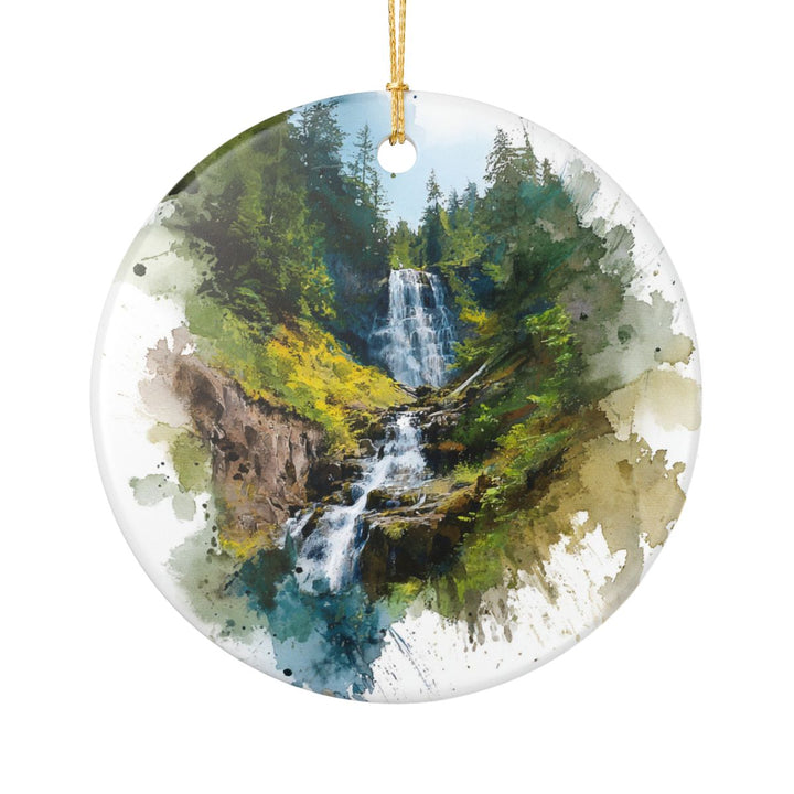 Proxy Falls Oregon USA Ornament: Unique Proxy Falls Souvenir, Proxy Falls Oregon Xmas Decor, and Authentic Proxy Falls Gift