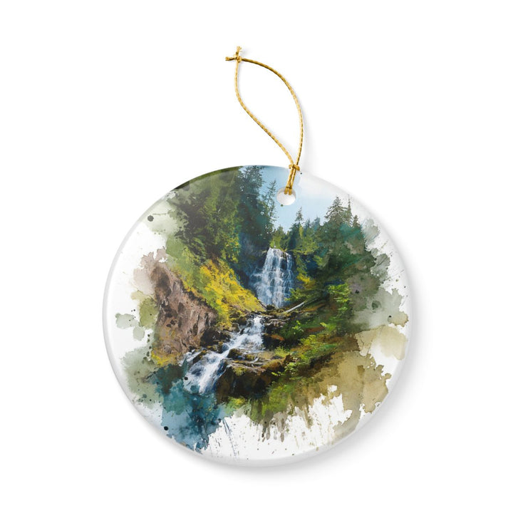 Proxy Falls Oregon USA Ornament: Unique Proxy Falls Souvenir, Proxy Falls Oregon Xmas Decor, and Authentic Proxy Falls Gift