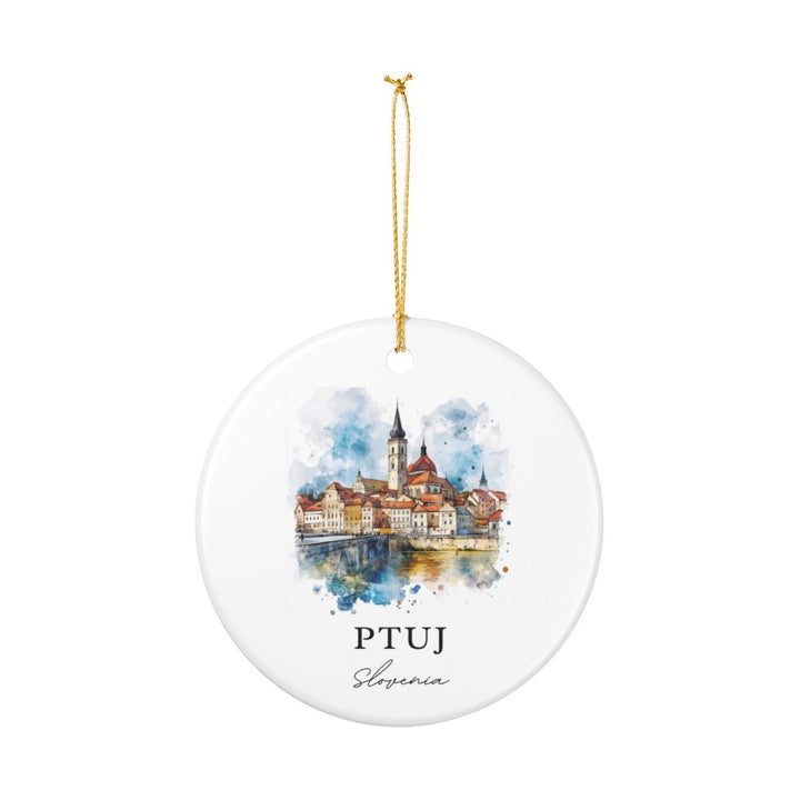 Ptuj Slovenia Ornament: Unique Ptuj Souvenir, Ptuj Slovenia Xmas Decor, and Authentic Ptuj Gift