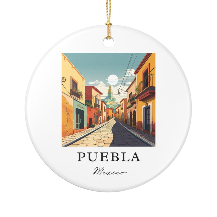 Puebla Mexico Ornament: Unique Puebla Mexico Souvenir, Puebla Mexico Xmas Decor, and Authentic Puebla Mexico Gift