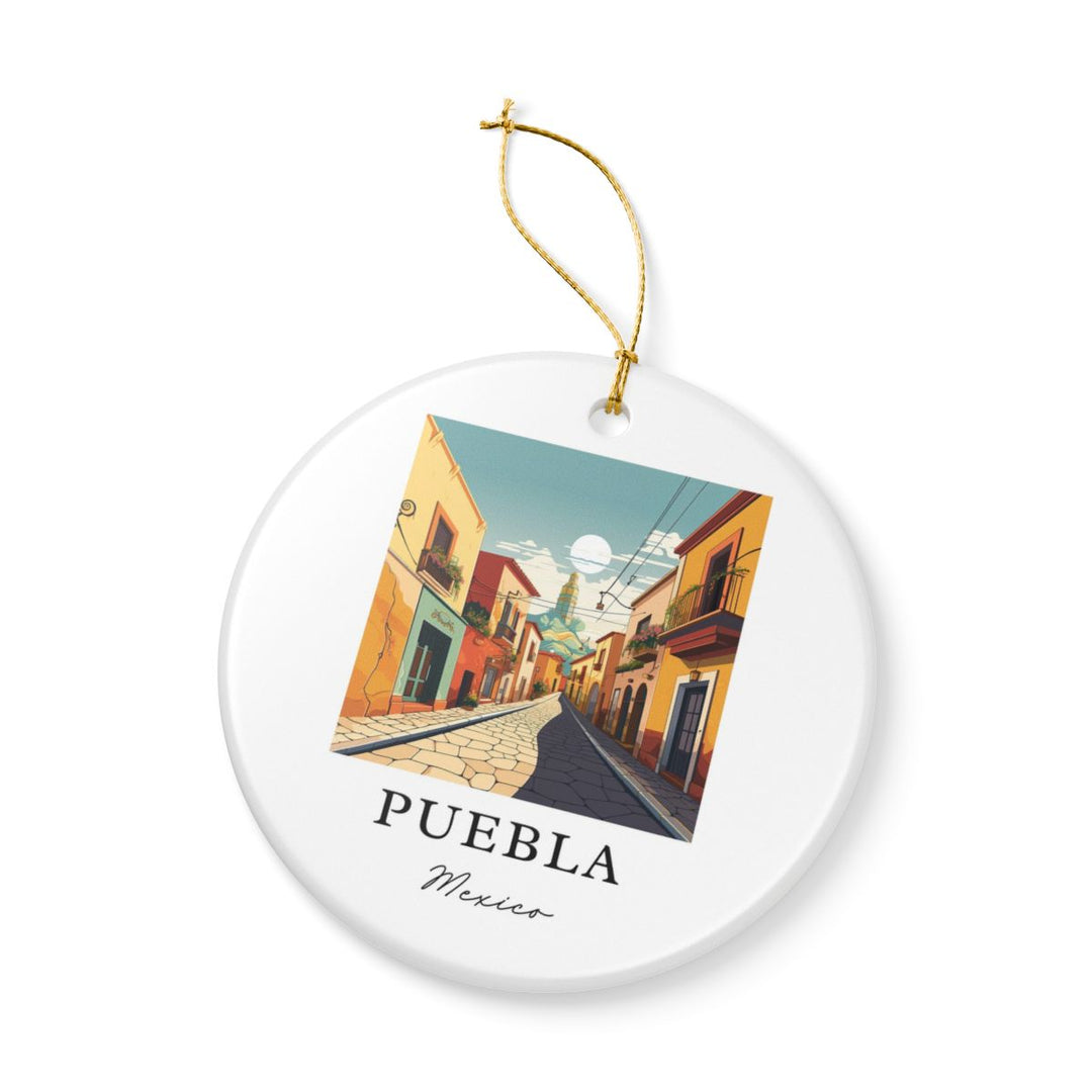 Puebla Mexico Ornament: Unique Puebla Mexico Souvenir, Puebla Mexico Xmas Decor, and Authentic Puebla Mexico Gift