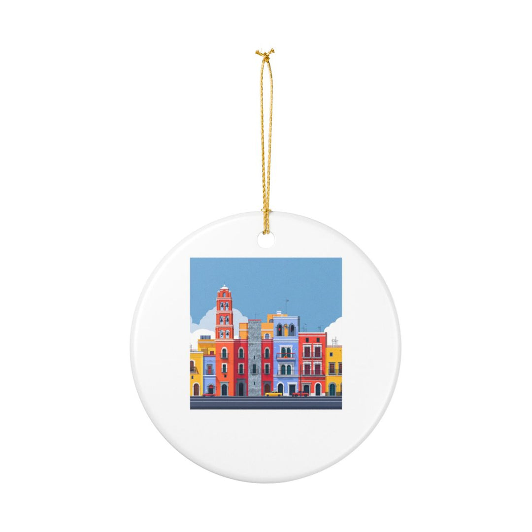 Puebla Mexico Ornament: Unique Puebla Mexico Souvenir, Puebla Mexico Xmas Decor, and Authentic Puebla Mexico Gift