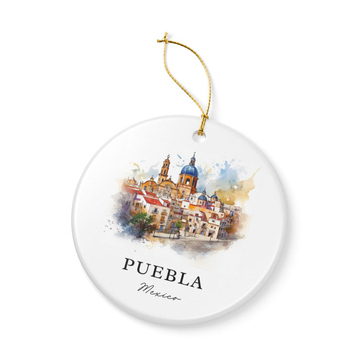 Puebla Mexico Ornament: Unique Puebla Mexico Souvenir, Puebla Mexico Xmas Decor, and Authentic Puebla Mexico Gift