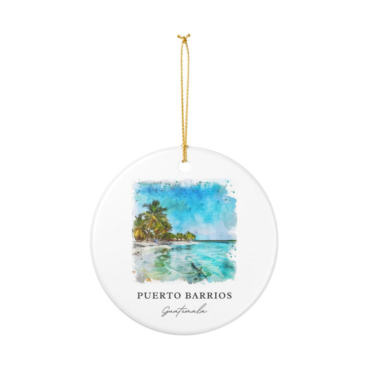 Puerto Barrios Ornament: Unique Puerto Barrios Souvenir, Puerto Barrios Xmas Decor, and Authentic Puerto Barrios Gift