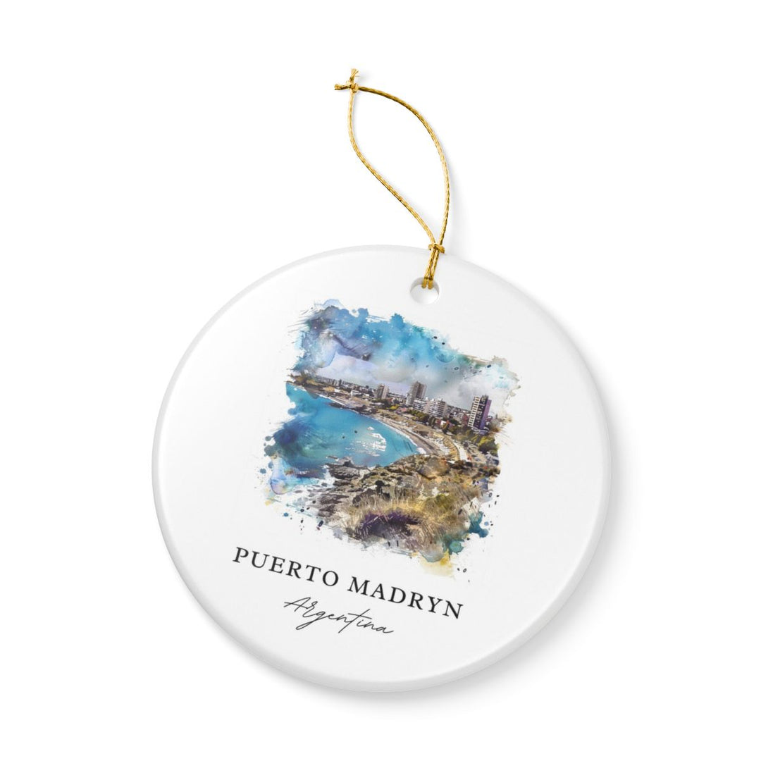 Puerto Madryn Argentina Ornament: Unique Puerto Madryn Souvenir, Puerto Madryn Argentina Xmas Decor, and Authentic Puerto Madryn Gift