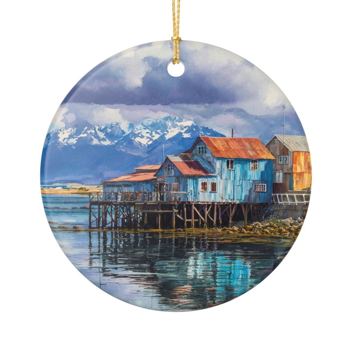Puerto Natales Ornament: Unique Puerto Natales Souvenir, Puerto Natales Xmas Decor, and Authentic Puerto Natales Gift