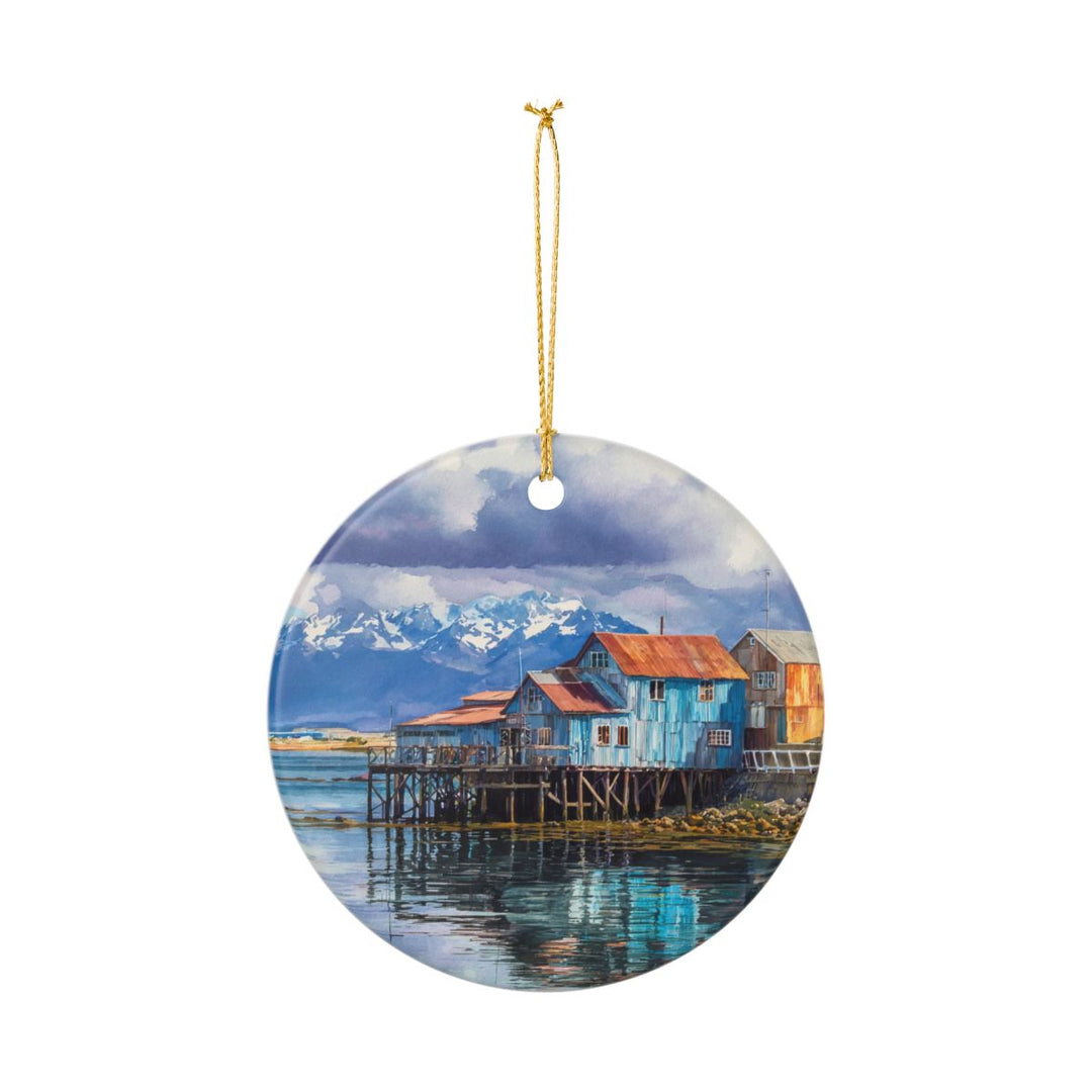 Puerto Natales Ornament: Unique Puerto Natales Souvenir, Puerto Natales Xmas Decor, and Authentic Puerto Natales Gift