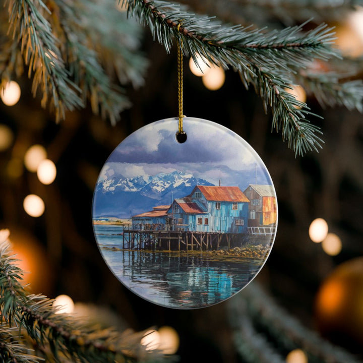 Puerto Natales Ornament: Unique Puerto Natales Souvenir, Puerto Natales Xmas Decor, and Authentic Puerto Natales Gift