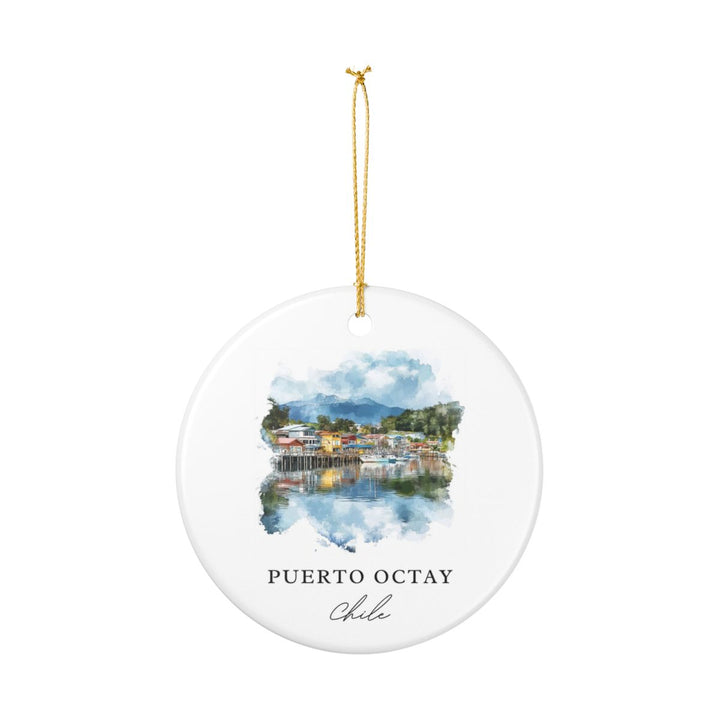 Puerto Octay Chile Ornament: Unique Puerto Octay Souvenir, Puerto Octay Chile Xmas Decor, and Authentic Puerto Octay Gift