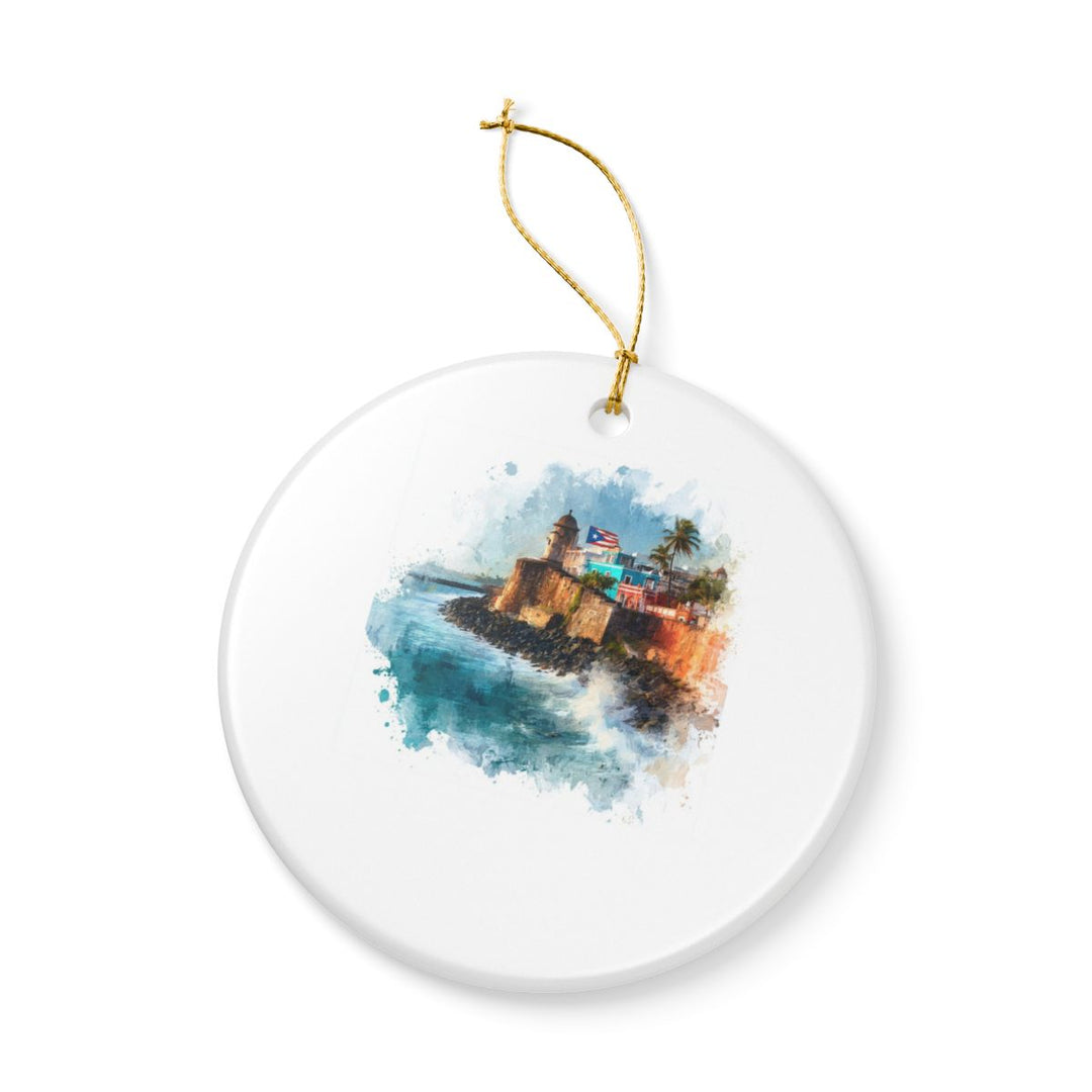 Puerto Rico Caribbean Ornament: Unique Puerto Rico Souvenir, Puerto Rico Caribbean Xmas Decor, and Authentic Puerto Rico Gift