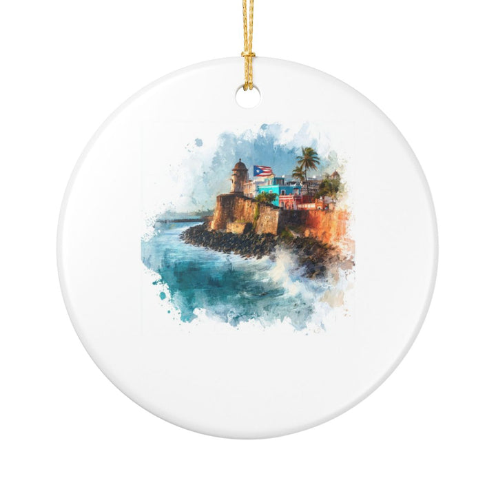 Puerto Rico Caribbean Ornament: Unique Puerto Rico Souvenir, Puerto Rico Caribbean Xmas Decor, and Authentic Puerto Rico Gift