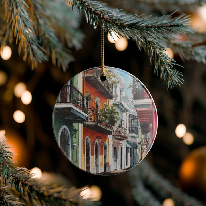 Puerto Rico Caribbean Ornament: Unique Puerto Rico Souvenir, Puerto Rico Caribbean Xmas Decor, and Authentic Puerto Rico Gift