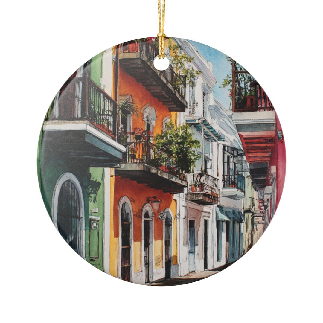 Puerto Rico Caribbean Ornament: Unique Puerto Rico Souvenir, Puerto Rico Caribbean Xmas Decor, and Authentic Puerto Rico Gift