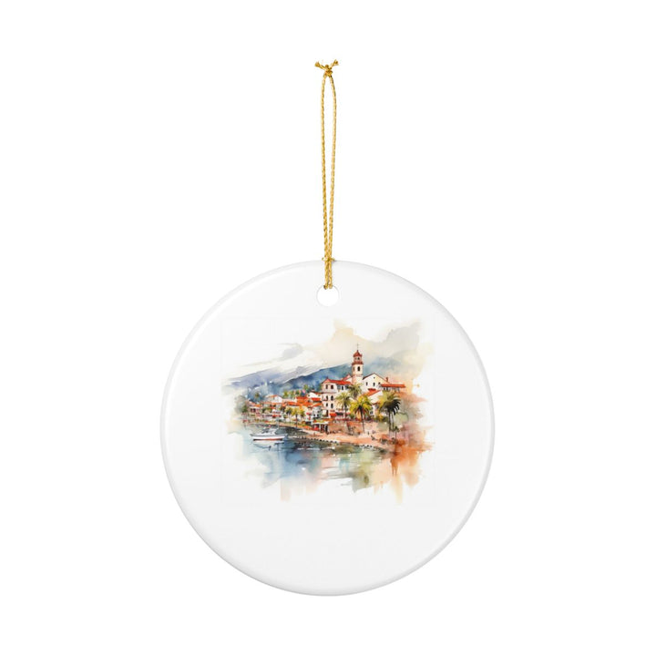Puerto Vallarta Mexico Ornament: Unique Puerto Vallarta Souvenir, Puerto Vallarta Mexico Xmas Decor, and Authentic Puerto Vallarta Gift