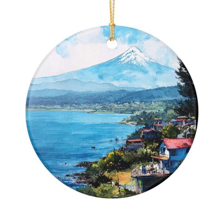 Puerto Varas Ornament: Unique Puerto Varas Souvenir, Puerto Varas Xmas Decor, and Authentic Puerto Varas Gift