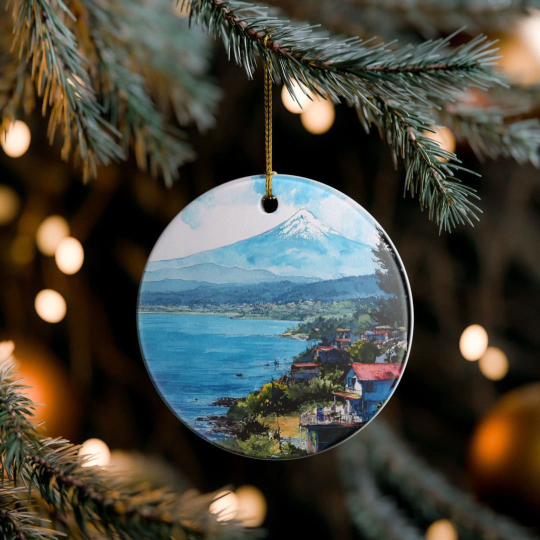 Puerto Varas Ornament: Unique Puerto Varas Souvenir, Puerto Varas Xmas Decor, and Authentic Puerto Varas Gift