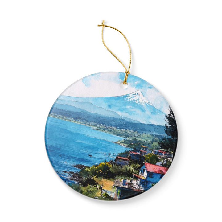 Puerto Varas Ornament: Unique Puerto Varas Souvenir, Puerto Varas Xmas Decor, and Authentic Puerto Varas Gift