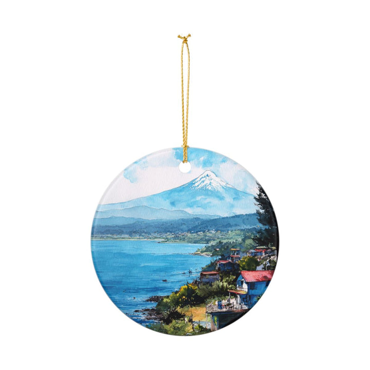 Puerto Varas Ornament: Unique Puerto Varas Souvenir, Puerto Varas Xmas Decor, and Authentic Puerto Varas Gift