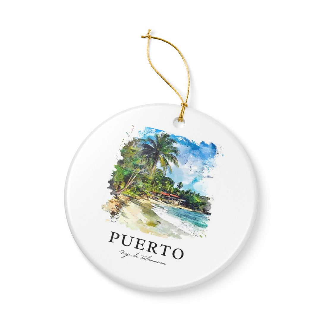 Puerto Viejo de Talamanca Costa Rica Ornament: Unique Puerto Viejo de Talamanca Costa Rica Souvenir, Puerto Viejo de Talamanca Costa Rica Xmas Decor