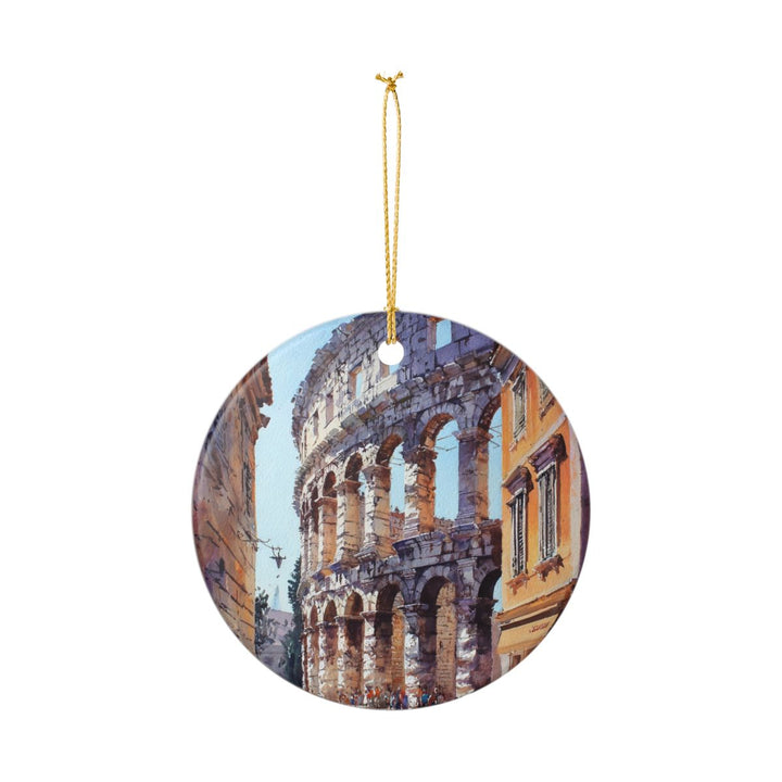 Pula Croatia Ornament: Unique Pula Croatia Souvenir, Pula Croatia Xmas Decor, and Authentic Pula Croatia Gift