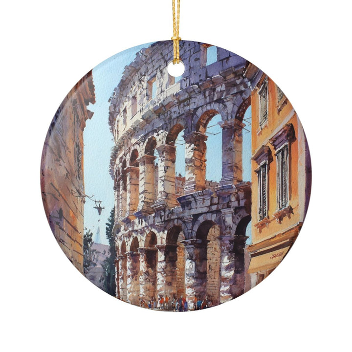 Pula Croatia Ornament: Unique Pula Croatia Souvenir, Pula Croatia Xmas Decor, and Authentic Pula Croatia Gift