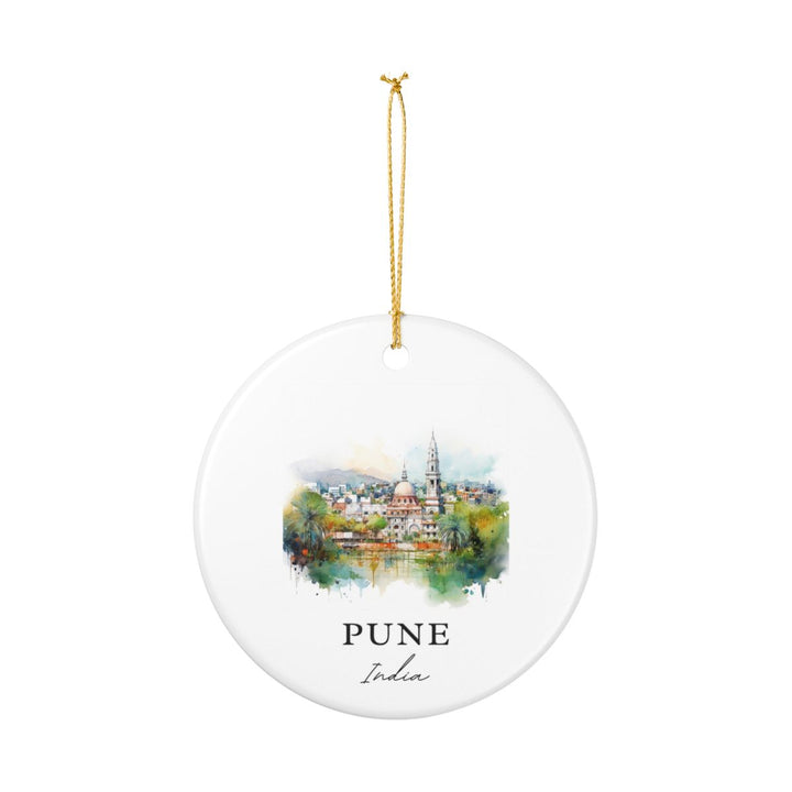Pune India Ornament: Unique Pune India Souvenir, Pune India Xmas Decor, and Authentic Pune India Gift