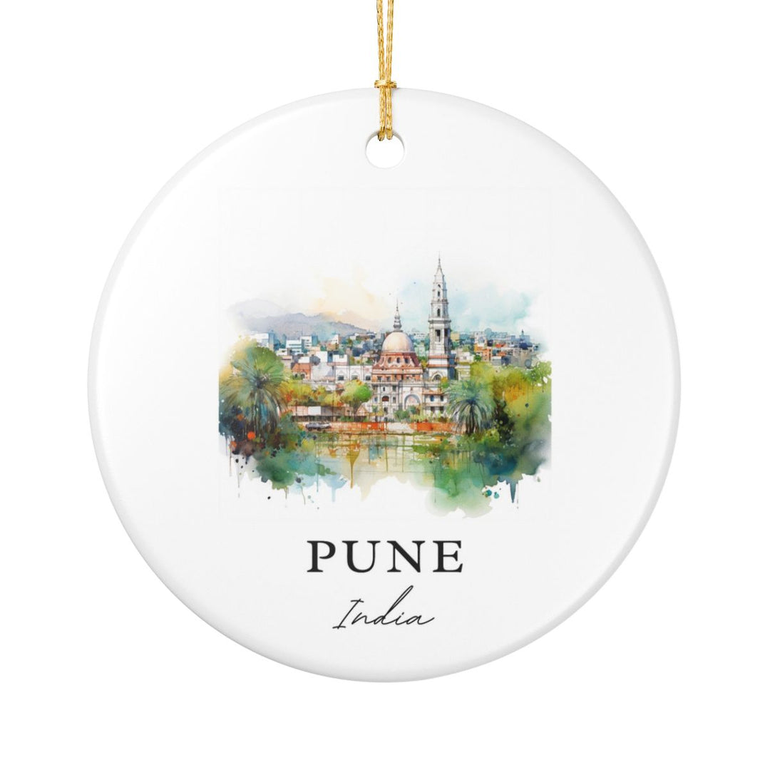 Pune India Ornament: Unique Pune India Souvenir, Pune India Xmas Decor, and Authentic Pune India Gift