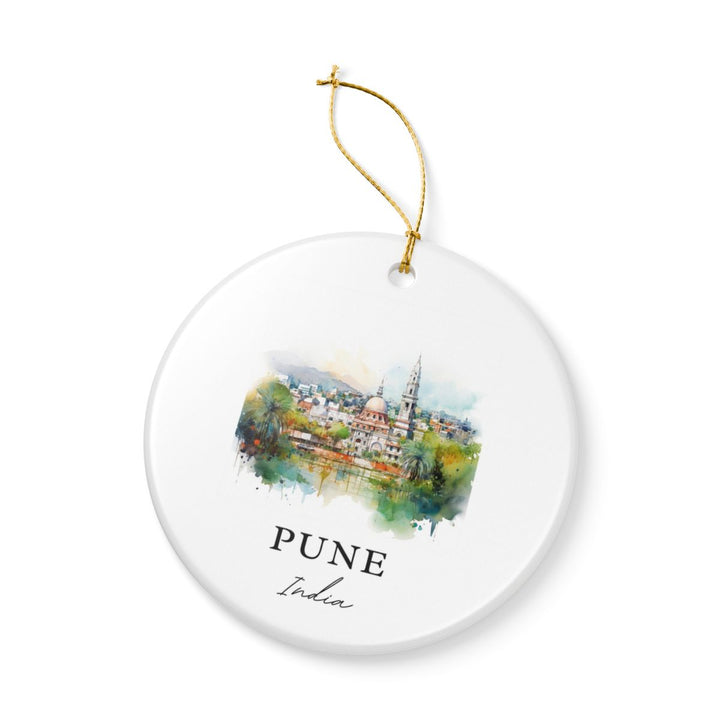 Pune India Ornament: Unique Pune India Souvenir, Pune India Xmas Decor, and Authentic Pune India Gift
