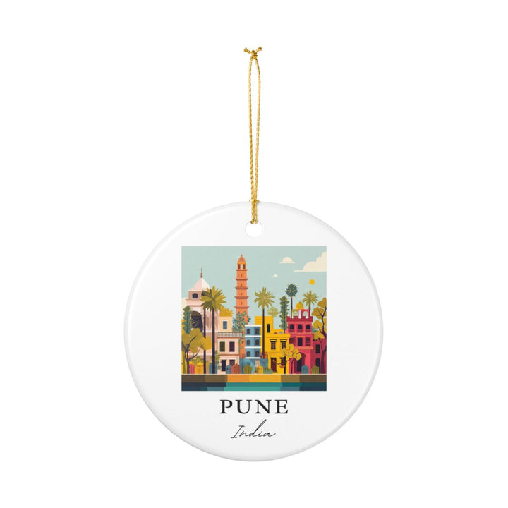 Pune India Ornament: Unique Pune India Souvenir, Pune India Xmas Decor, and Authentic Pune India Gift