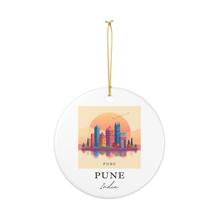 Pune India Ornament: Unique Pune India Souvenir, Pune India Xmas Decor, and Authentic Pune India Gift