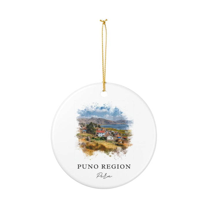 Puno Region Peru Ornament: Unique Puno Region Souvenir, Puno Region Peru Xmas Decor, and Authentic Puno Region Gift