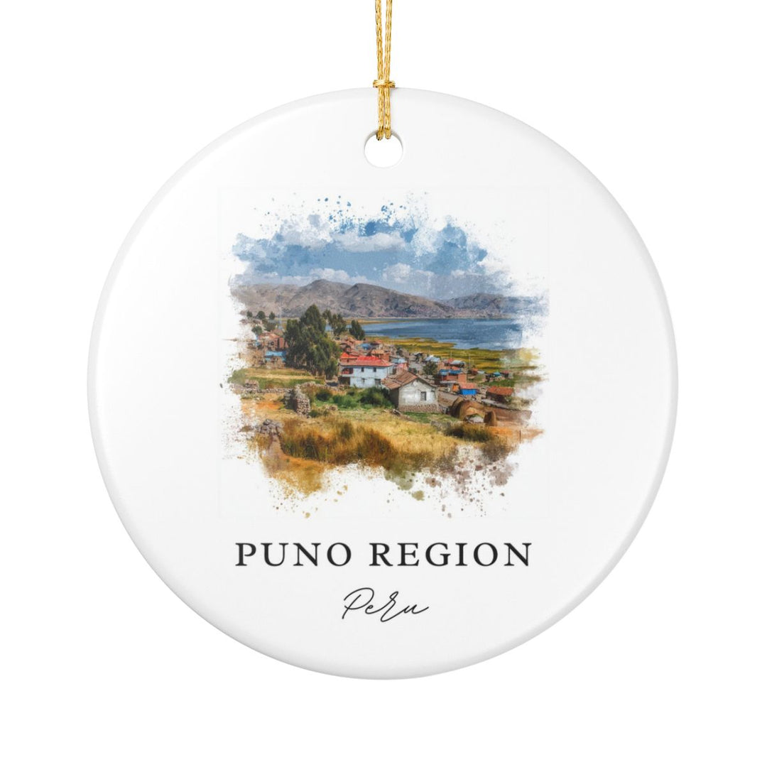Puno Region Peru Ornament: Unique Puno Region Souvenir, Puno Region Peru Xmas Decor, and Authentic Puno Region Gift