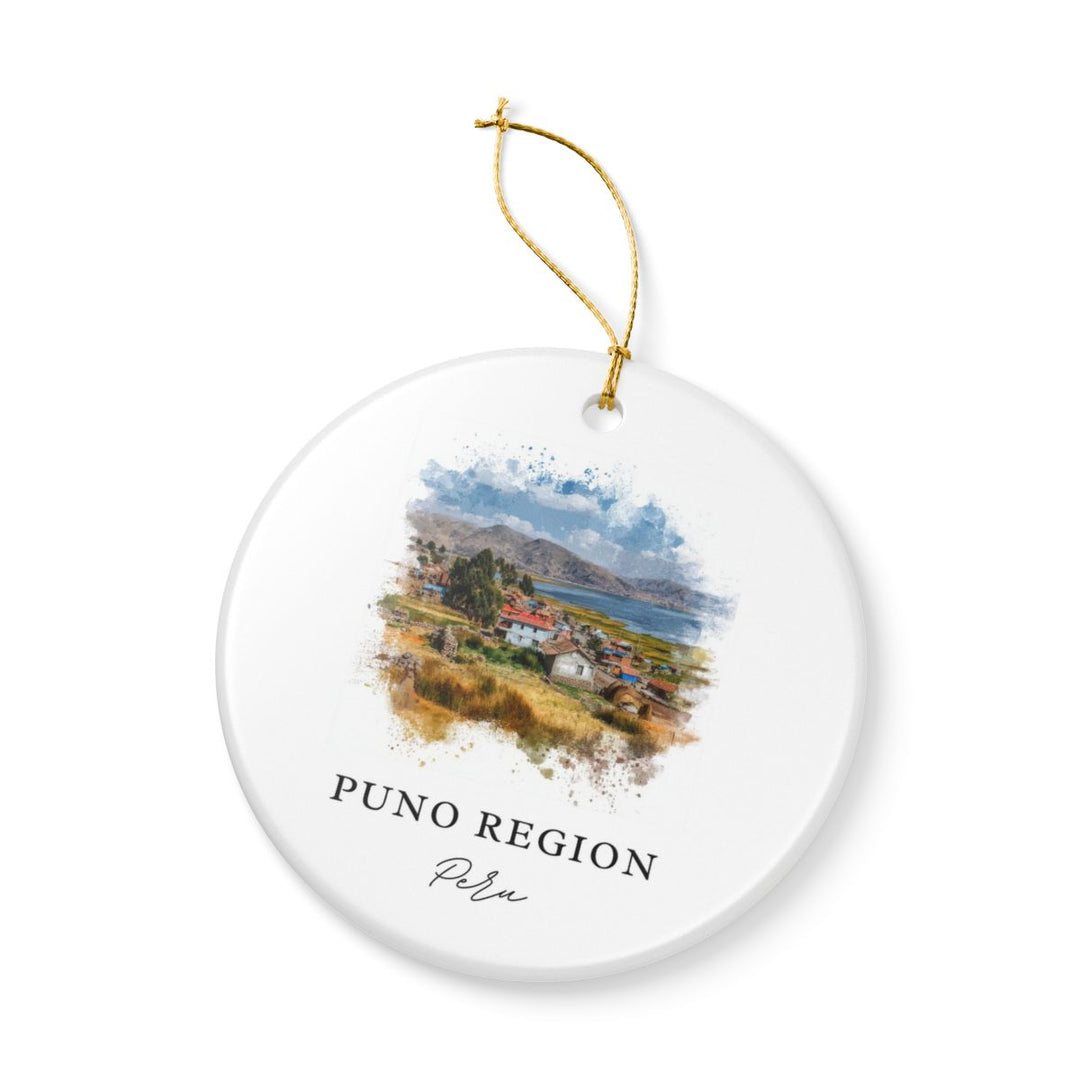 Puno Region Peru Ornament: Unique Puno Region Souvenir, Puno Region Peru Xmas Decor, and Authentic Puno Region Gift