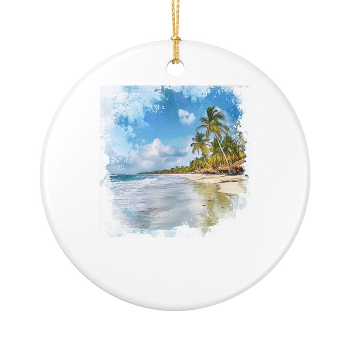 Punta Cana Dominican Republic Ornament: Unique Punta Cana Souvenir, Punta Cana Dominican Republic Xmas Decor, and Authentic Punta Cana Gift