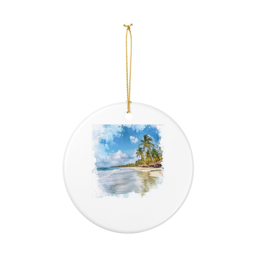 Punta Cana Dominican Republic Ornament: Unique Punta Cana Souvenir, Punta Cana Dominican Republic Xmas Decor, and Authentic Punta Cana Gift