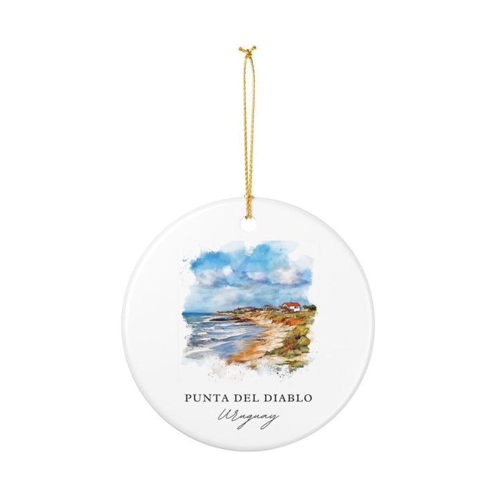 Punta del Diablo Uruguay Ornament: Unique Punta del Diablo Uruguay Souvenir, Punta del Diablo Uruguay Xmas Decor