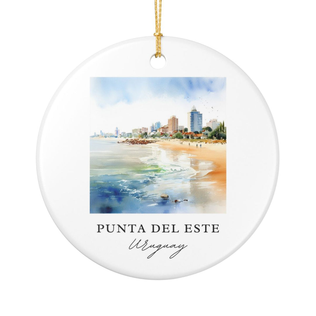 Punta del Este Ornament: Unique Punta del Este Souvenir, Punta del Este Xmas Decor, and Authentic Punta del Este Gift