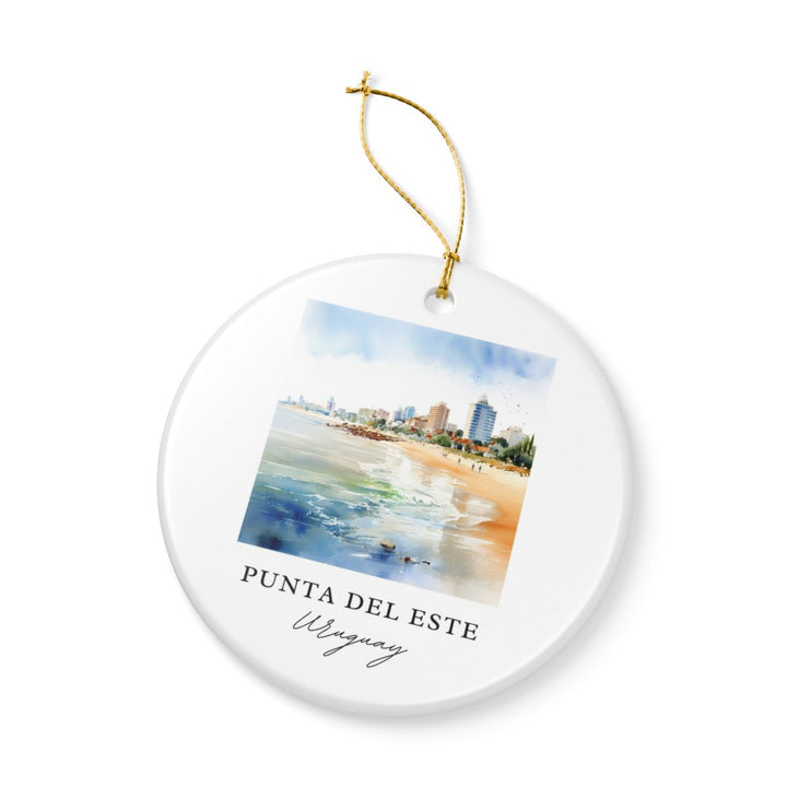Punta del Este Ornament: Unique Punta del Este Souvenir, Punta del Este Xmas Decor, and Authentic Punta del Este Gift