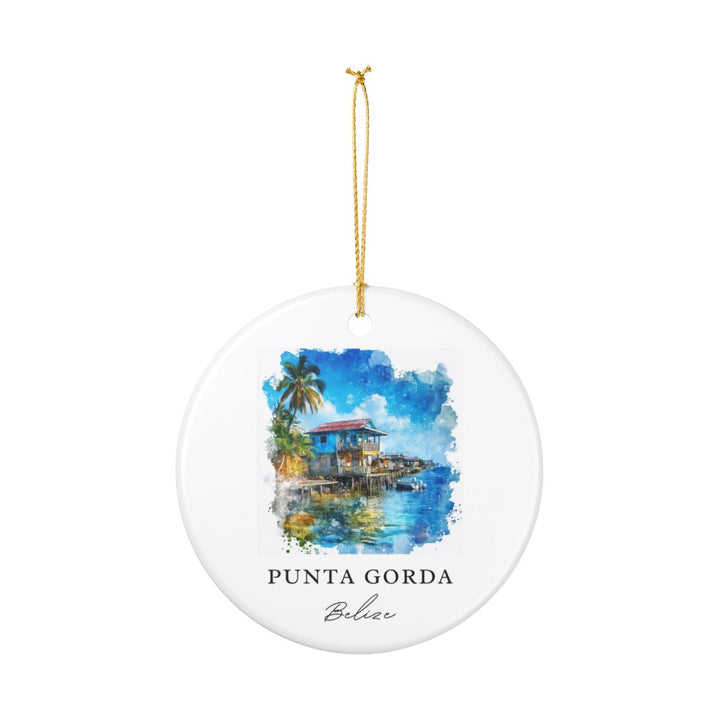 Punta Gorda Ornament: Unique Punta Gorda Souvenir, Punta Gorda Xmas Decor, and Authentic Punta Gorda Gift
