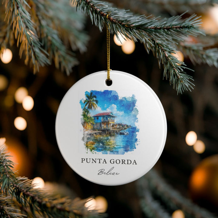 Punta Gorda Ornament: Unique Punta Gorda Souvenir, Punta Gorda Xmas Decor, and Authentic Punta Gorda Gift