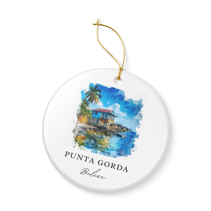 Punta Gorda Ornament: Unique Punta Gorda Souvenir, Punta Gorda Xmas Decor, and Authentic Punta Gorda Gift