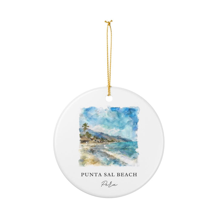 Punta Sal Peru Ornament: Unique Punta Sal Souvenir, Punta Sal Peru Xmas Decor, and Authentic Punta Sal Gift