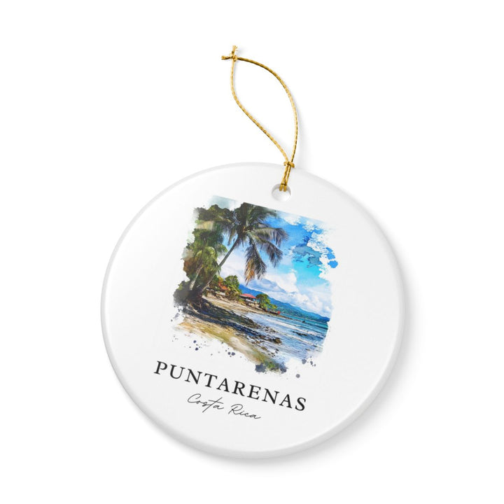 Puntarenas Costa Rica Ornament: Unique Puntarenas Costa Rica Souvenir, Puntarenas Costa Rica Xmas Decor, and Authentic Puntarenas Costa Rica Gift