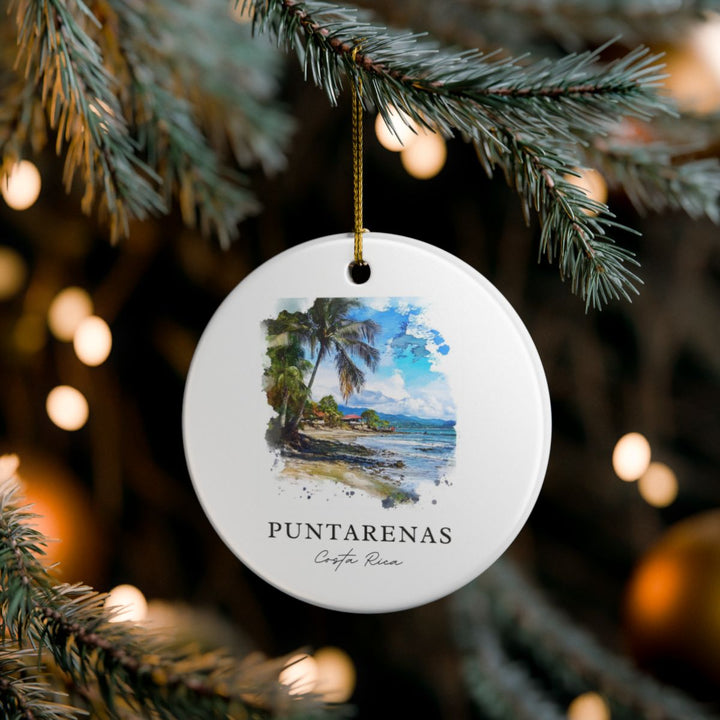 Puntarenas Costa Rica Ornament: Unique Puntarenas Costa Rica Souvenir, Puntarenas Costa Rica Xmas Decor, and Authentic Puntarenas Costa Rica Gift