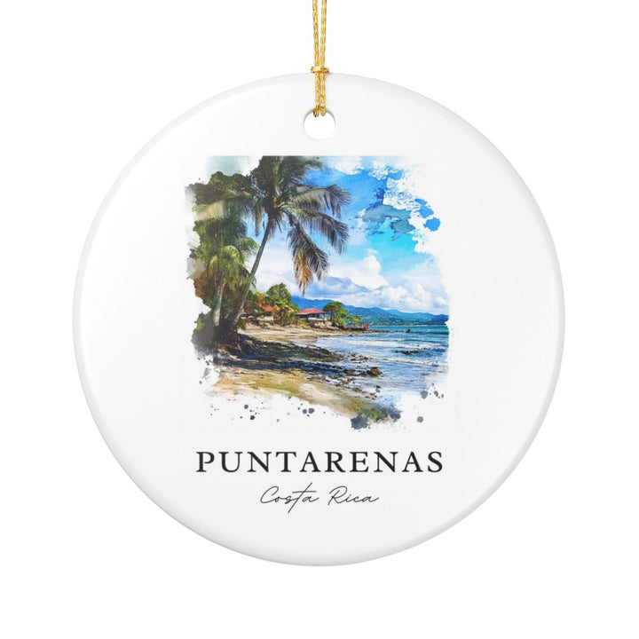 Puntarenas Costa Rica Ornament: Unique Puntarenas Costa Rica Souvenir, Puntarenas Costa Rica Xmas Decor, and Authentic Puntarenas Costa Rica Gift