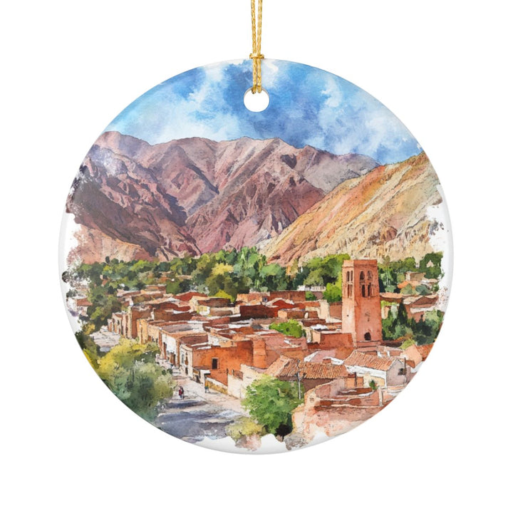 Purmamarca Argentina Ornament: Unique Purmamarca Souvenir, Purmamarca Argentina Xmas Decor, and Authentic Purmamarca Gift